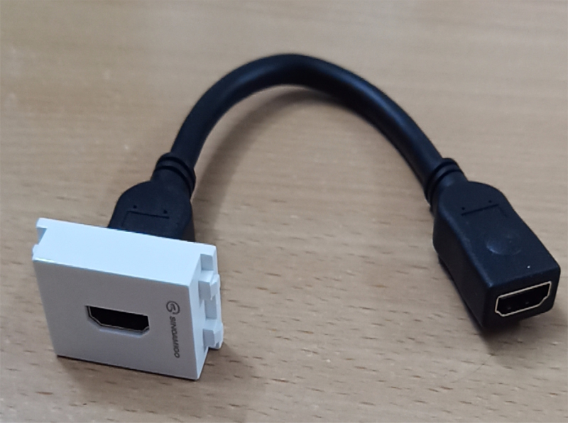 Hạt ổ cắm HDMI sinoamigo P30A dài 20cm