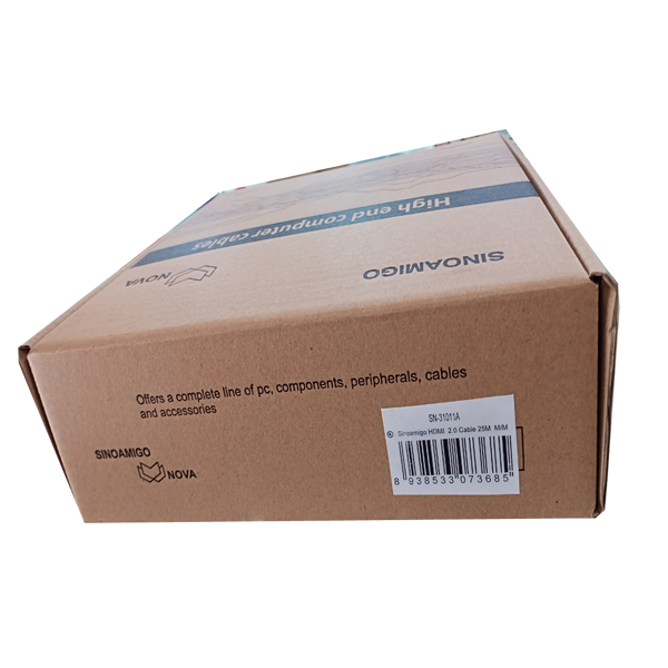 Cáp HDMI 2.0 sinoamigo dài 20m mã SN-31010 cao cấp siêu nét hỗ trợ độ phân giải 4K băng thông 60hz