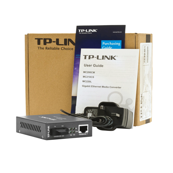 Bộ chuyển đổi quang điện TPLink MC210CS tốc độ 10/100/1000 chính hãng