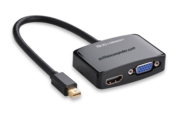 Cáp chuyển đổi Mini Display Port to VGA+ HDMI Ugreen 20421