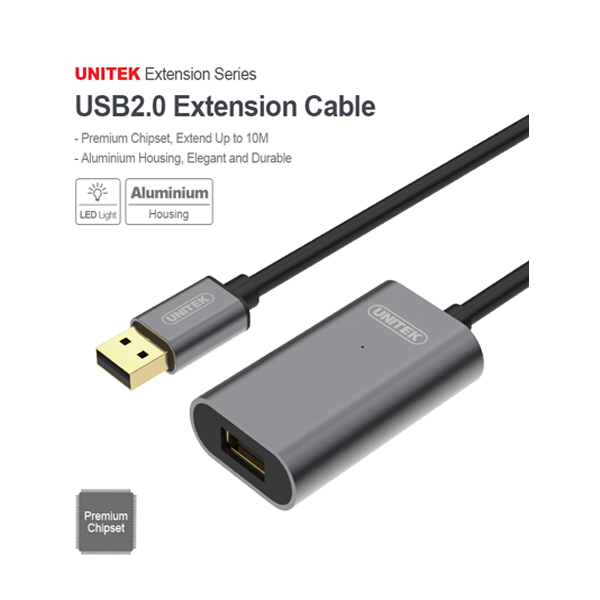 Cáp USB Nối Dài 2.0 (15m) Extension Unitek (Y - 261)