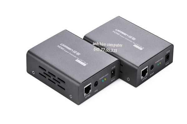 Bộ HDMi to LAN Ugreen 100M 40201 chính Hãng