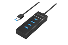 Bộ chia USB HUB 4 cổng  Orico USB 3.0 W6PH4 Chính Hãng