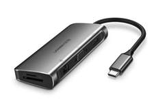 Bộ chuyển đổi USB -C to HDMi, VGA, LAN, + USB, 3.0 chính hãng Ugreen 40873