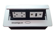 Bộ ổ cắm âm bàn Sinoamigo STS-201A chính hãng