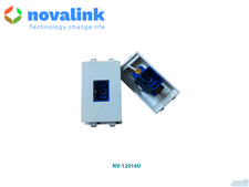 Hạt ổ cắm quang âm tường chuẩn SC/UPC  novalink mã NV-12016U