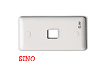Mặt wallplate 1 cổng S18 Sino